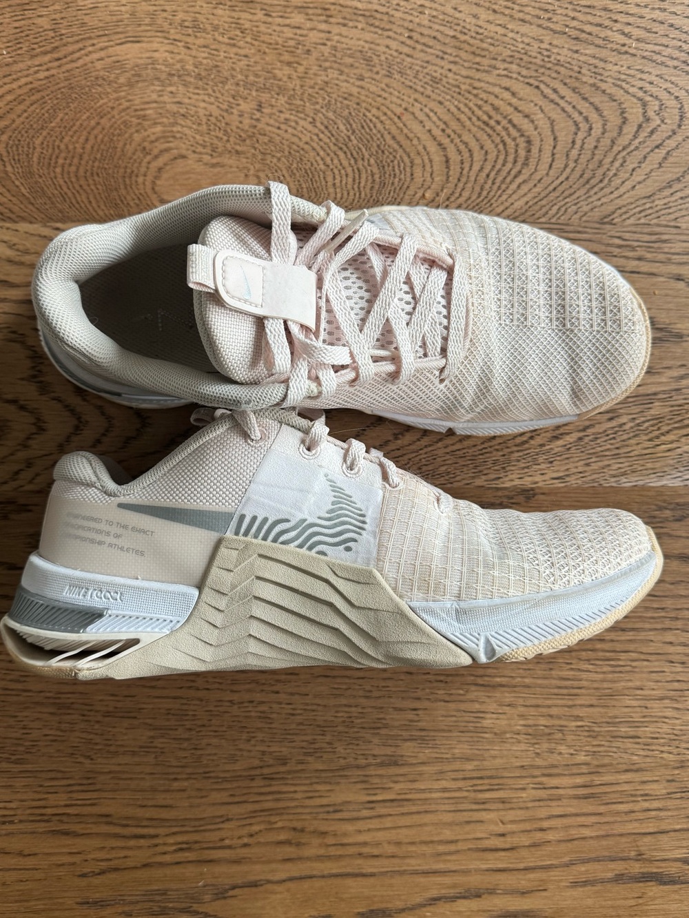 Size 7.5 Light Pink Women's Nike Metcon 8s